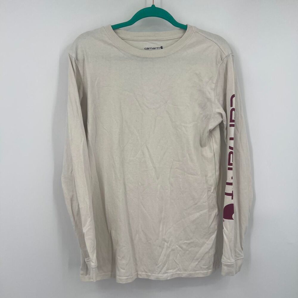 Carhartt Women's Cream and White Shirt